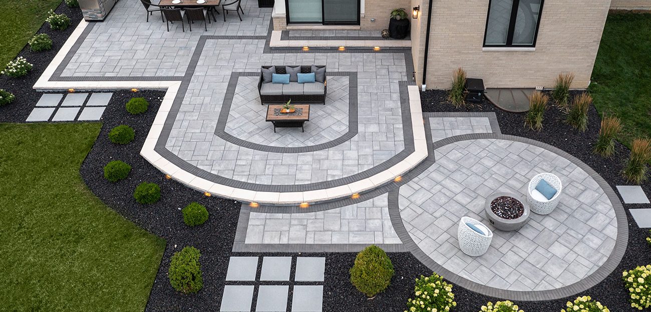 Beacon Hill Smooth granite patio installation